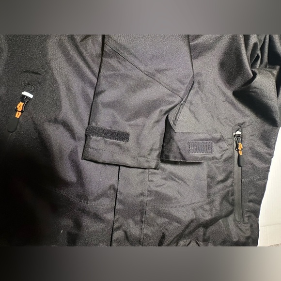 Portwest S555 Outcoach Waterproof PU Jacket with Stormflap and Packaway Hood Med - Picture 14 of 16